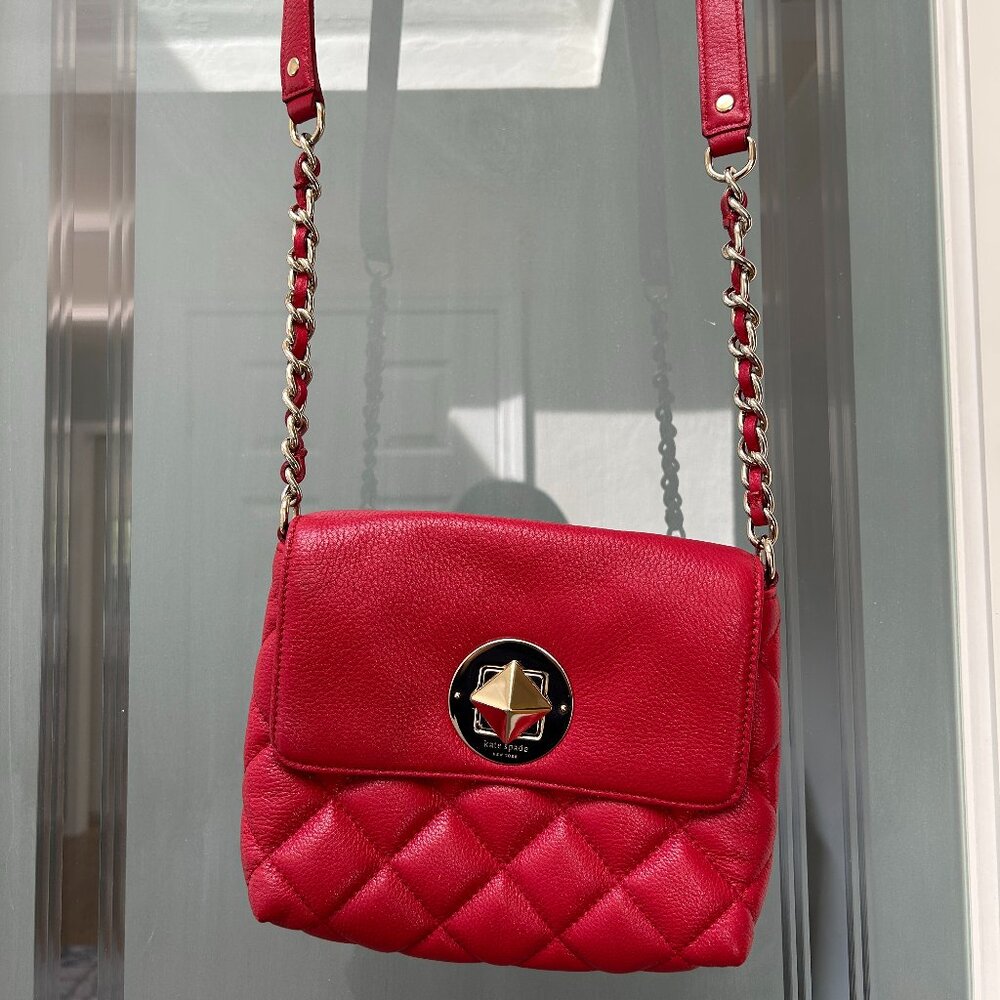 Kate Spade red crossbody bag